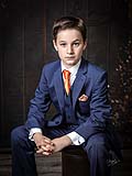 A Communion portrait of a handsome boy at Cormac Byrne Photography Studio Limerick, Ireland.  