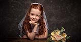 First Holy Communion portrait at Cormac Byrne Photography, Limerick. Ireland.  