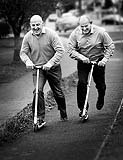 Ireland Rugby Legends Keith Wood and Peter ''The Claw'' Clohessy.  