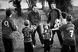 James and Niall Collins of Fianna Fáil having fun with their children for our Faces of Limerick portrait.  