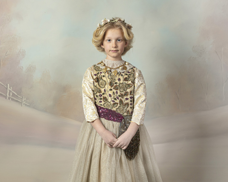 Fine Art Portrait of a viking queen by Cormac Byrne, Limerick, Ireland.  