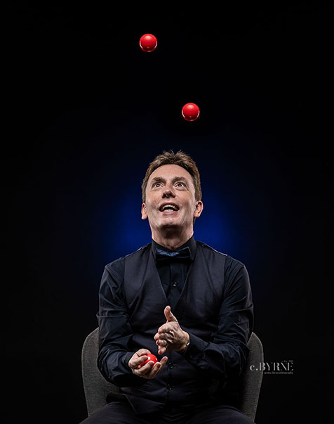 Snooker world champion Ken Doherty photographed for the Faces of Ireland Portrait Archive.  