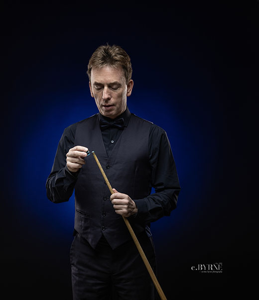 Ken Doherty Snooker world champion 1997 photographed for the Faces of Ireland Portrait Archive.  
